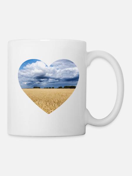 Cœur pour la nature - Mug blanc - blanc