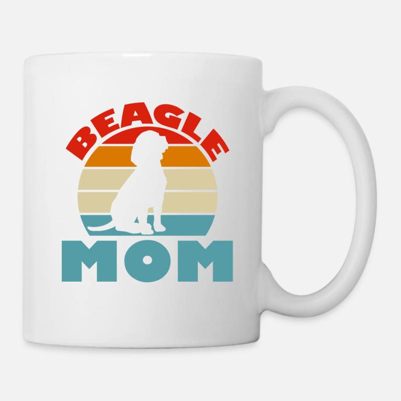 Beagle Mom - Tasse - Weiß