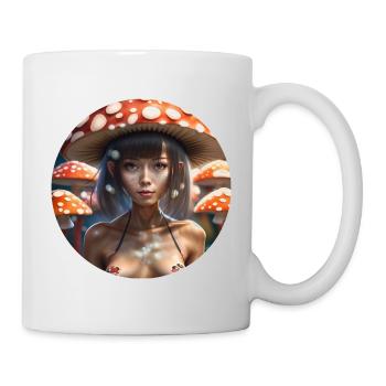 fly agaric - Mug - white - Right