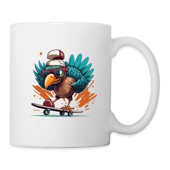 Turk-Skateboarding - Mug - white - Right