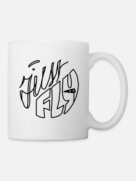 just fly - Tasse - Weiß