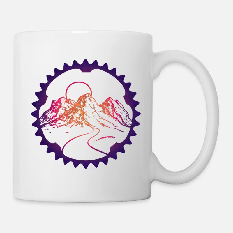 Fahrrad - Tasse - Weiß