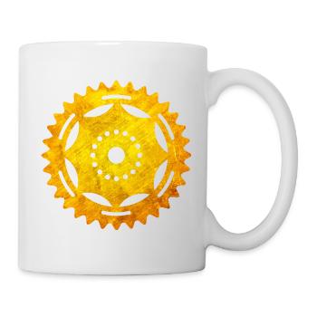 Fahrrad - Tasse - Weiß - Rechts