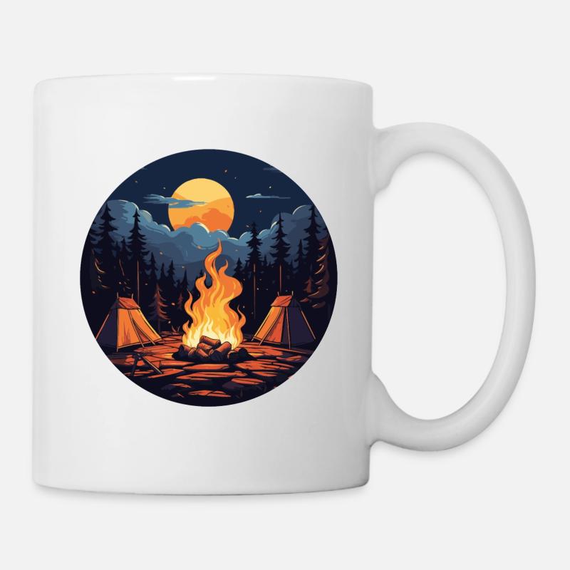 Camping - Mug blanc - blanc