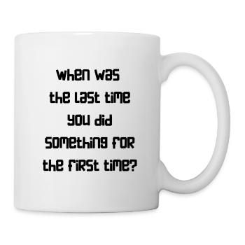 Dernière fois - Mug blanc - blanc - Droite