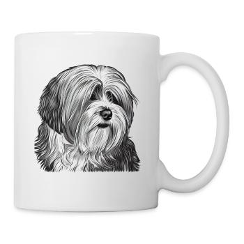 Havanese dog dog motif for dog lovers, belie - Mug - white - Right