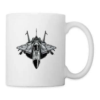 Schnelles Griffon-Flugzeug - Tasse - Weiß - Rechts