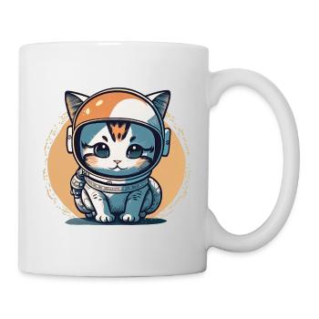 Chatstronaute mignon #10 - Mug blanc - blanc - Droite