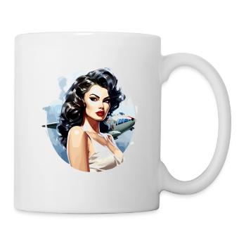 Pinup Liza pilot - Mug - white - Right