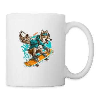 Wolf Boarder - Mug - white - Right