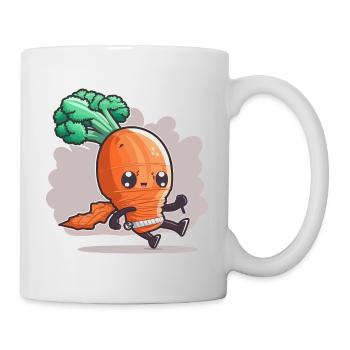 Karotten-Streik - Tasse - Weiß - Rechts