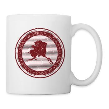 ALASKA - Mug blanc - blanc - Droite