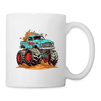 Monster truck MegaMover - Mug blanc - blanc - Droite