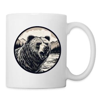 Grizzly Bear - Mug - white - Right