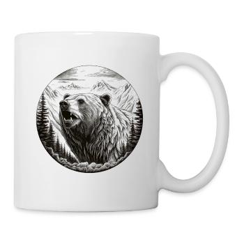 Grizzly Bear - Mug - white - Right