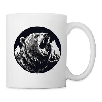 Grizzly Bear - Mug - white - Right