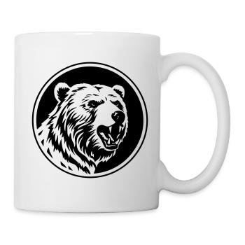 Grizzly Bear - Mug - white - Right