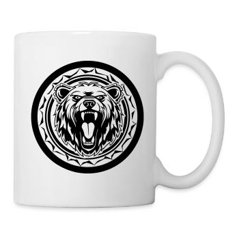 Grizzly Bär - Tasse - Weiß - Rechts