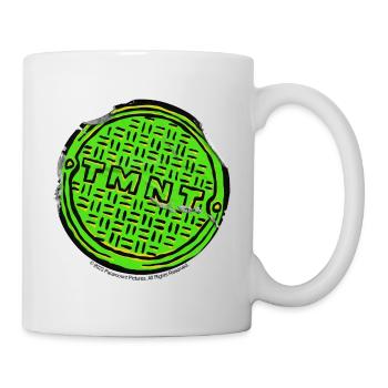 TMNT Mutant Mayhem Gullideckel Mit Logo - Tasse - Weiß - Rechts