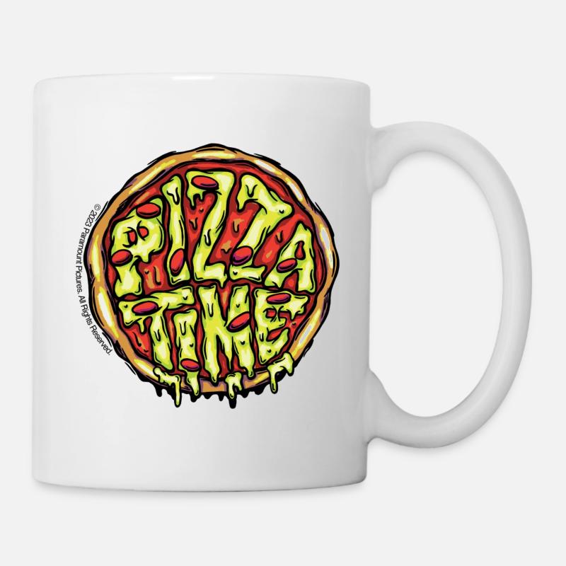 TMNT Mutant Mayhem Poster Pizza Time - Mug - white