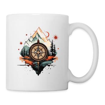 Compass Mountains - Mug - white - Right