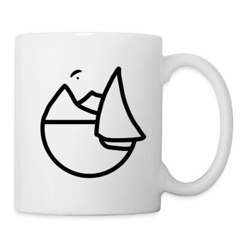 sailing and flying - Mug - white - Right
