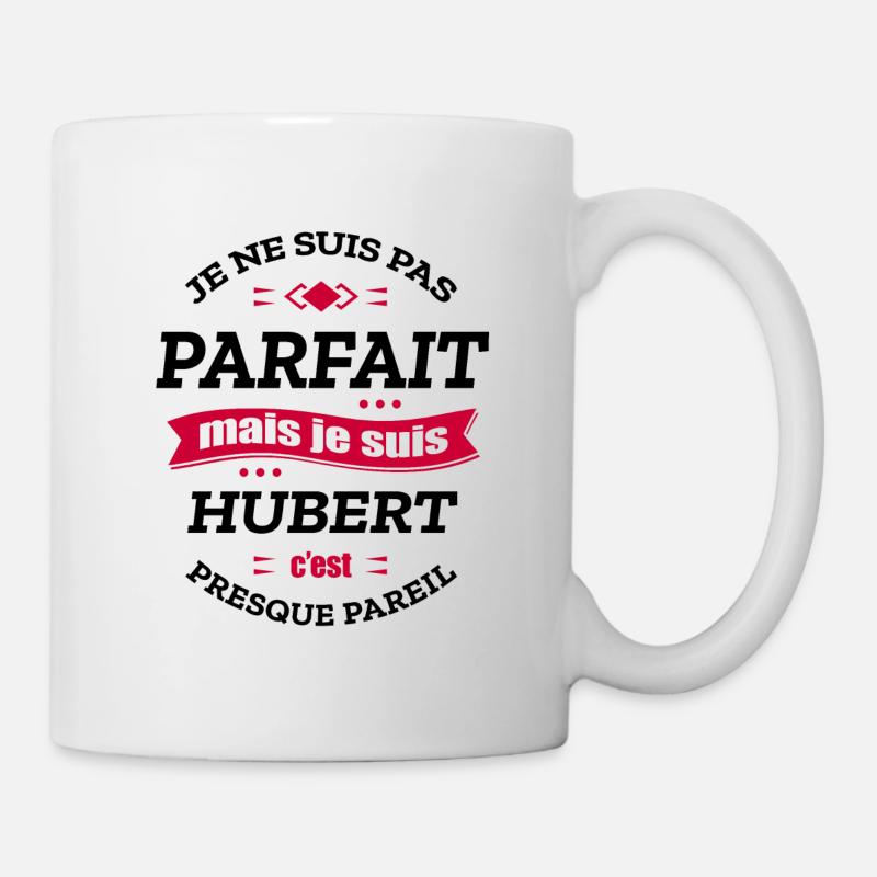 HUBERT PARFAIT - PRENOM HUBERT - Mug blanc - blanc