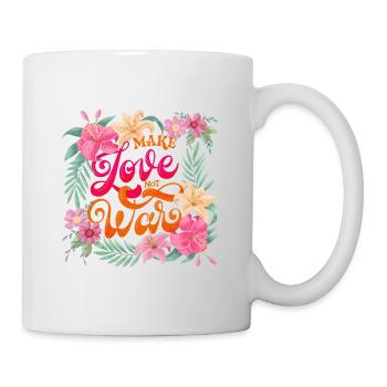 Make Love. Not War - Mug - white - Right