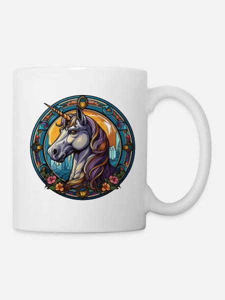 Licorne - Mug blanc - blanc