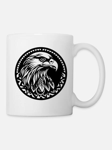 Adler - Tasse - Weiß