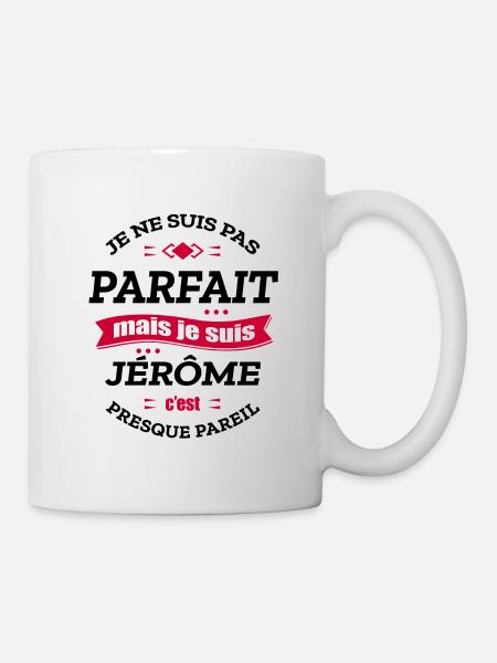 JÉRÔME PARFAIT - PRENOM JÉRÔME - Mug blanc - blanc