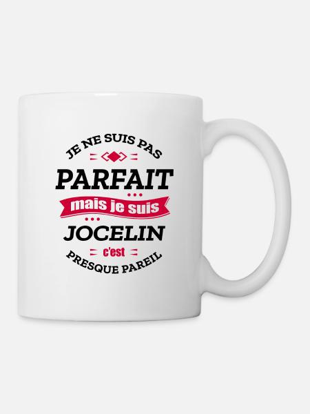 JOCELIN PARFAIT - PRENOM JOCELIN - Mug blanc - blanc