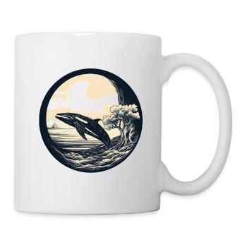 Wal - Tasse - Weiß - Rechts