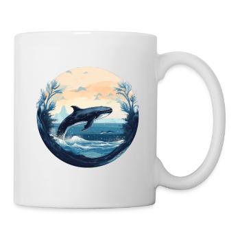 Wal - Tasse - Weiß - Rechts