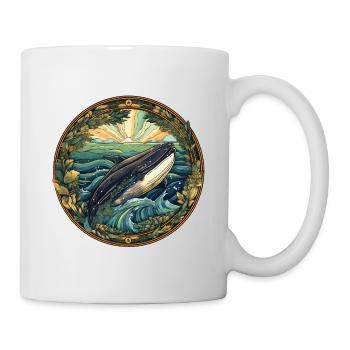 Wal - Tasse - Weiß - Rechts