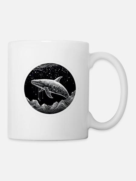 Baleine - Mug blanc - blanc