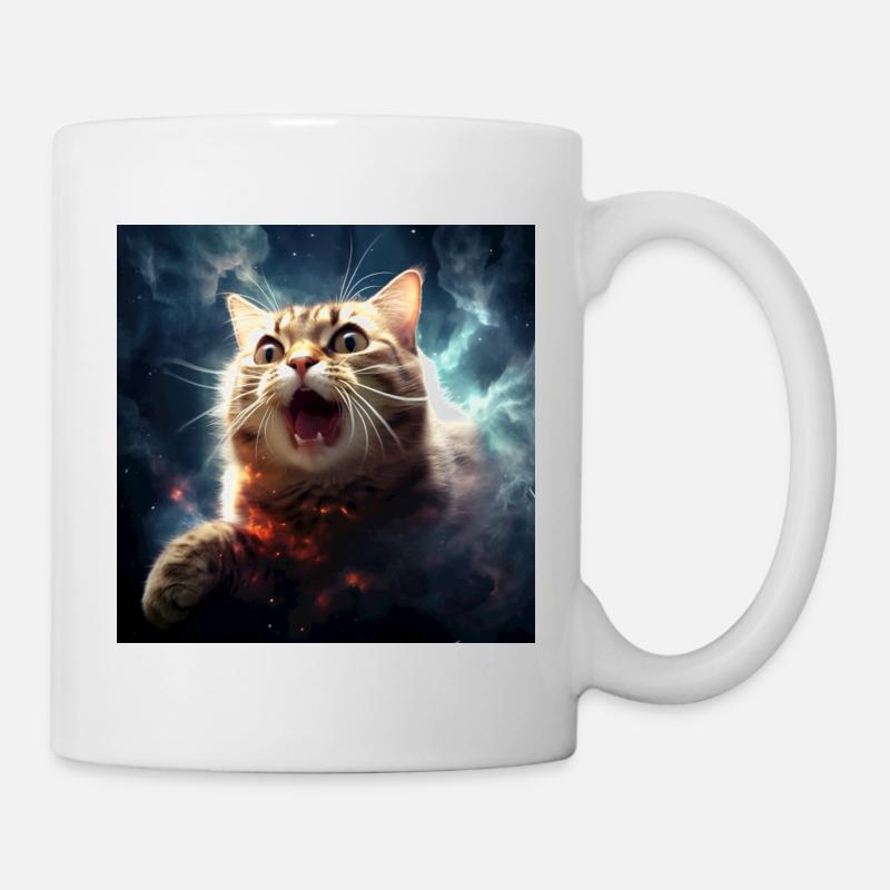 Galactic Cat Madness - Mug - white