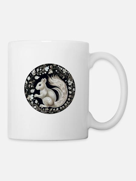 Eichhörnchen - Tasse - Weiß