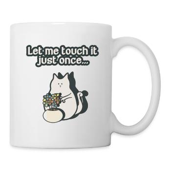Curious, crazy cat - Mug - white - Right