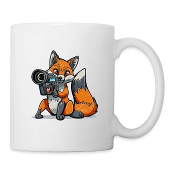Fotogener Fuchs - Tasse - Weiß - Rechts