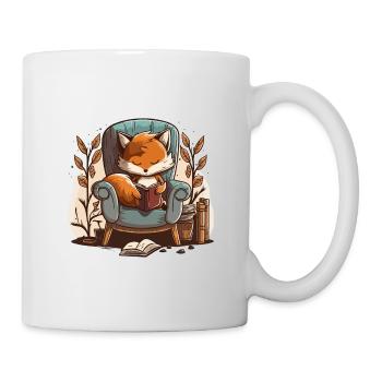 Foxy Reader - Mug - white - Right