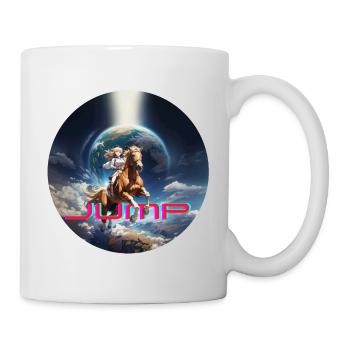 earth show jumping jump - Tasse - Weiß - Rechts