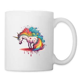 Symphonie arc-en-ciel - Mug blanc - blanc - Droite