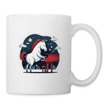 Musique de nuit étoilée - Mug blanc - blanc - Droite