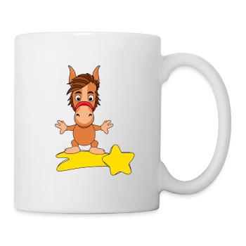 STERNSCHNUPPE - PFERD - Tasse - Weiß - Rechts