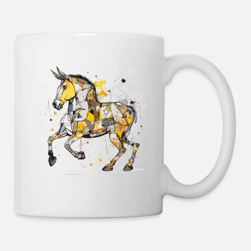 Zako das Pferd - Tasse - Weiß