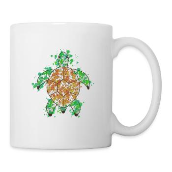 Turtlee GeomeTRIX bunt - Tasse - Weiß - Rechts