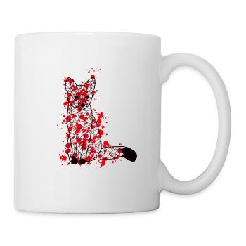 Foxx GeomeTRIX bunt - Tasse - Weiß - Rechts