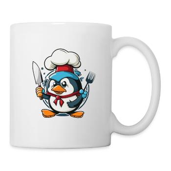Cooking Penguin - Mug - white - Right