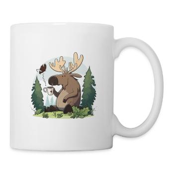 Elch Mornin Joe - Tasse - Weiß - Rechts